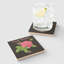 YNOTME THE ROSE Sandstone Coaster
