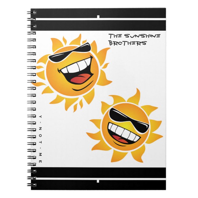 YNOTME THE SUNSHINE BROTHERS  NOTEBOOK (Front)