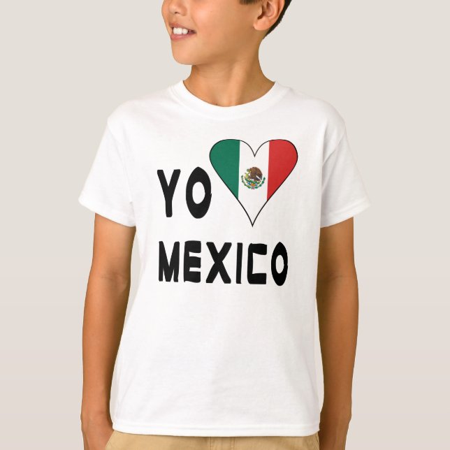 Yo Amo Mexico Boy's T-Shirt (Front)