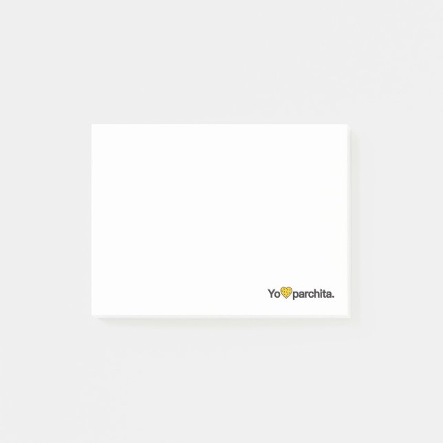 Yo Amo Parchita Notes (Front)