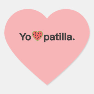 Yo amo Patilla Sticker