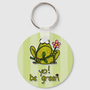 yo! be green key ring