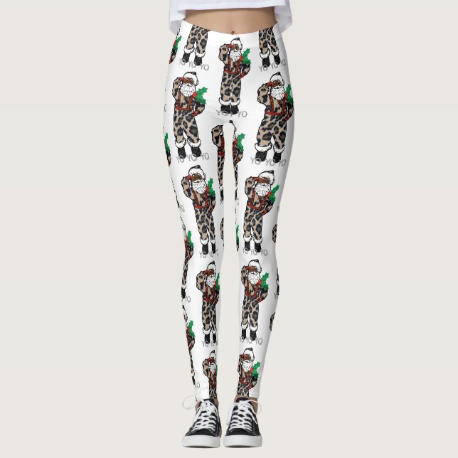 yo black santa leggings (Front)