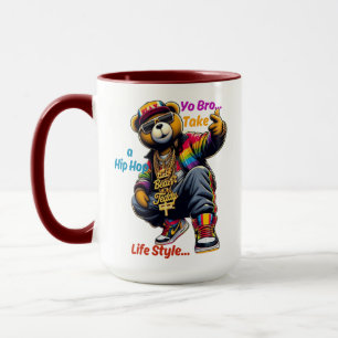 “Yo Bro!” Embrace the HipHop Lifestyle - Bear Rap Mug