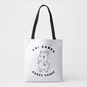 Yo! Dance Dance Dance Fun, Cute & Spunky Tote Bag