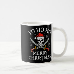 Yo Ho Ho Merry Christmas Holiday Rate Santa Hat Bo Coffee Mug