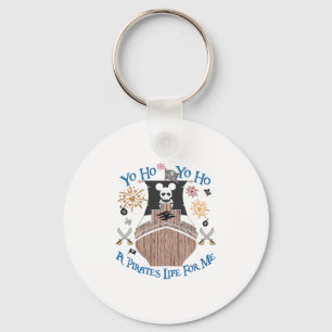 Yo Ho Pirate Cruise A Pirate's Life For Me Family  Key Ring