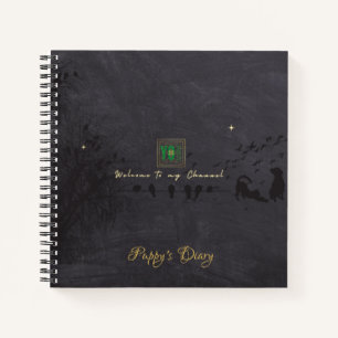 YO LUSH logo fan Pet Channell Name Notebook