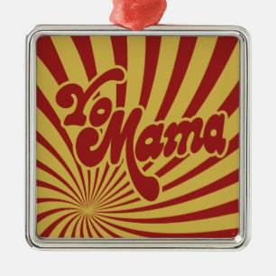 Yo Mama Metal Tree Decoration