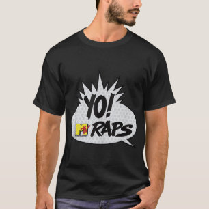  YO! MTV Raps Comic Book Talk Bubble T-Shirt