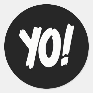 Yo! Mtv Raps Replica Logo 1993 era Classic Round Sticker