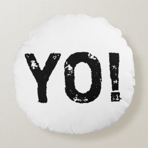 YO! Round Pillow