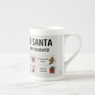 Yo Santa Funny Summer Christmas Tropical Holiday Bone China Mug