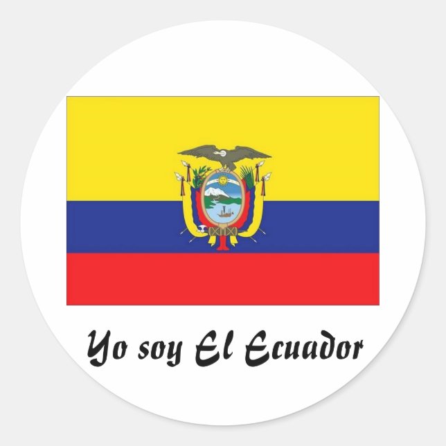 Yo soy El Ecuador sticker (Front)