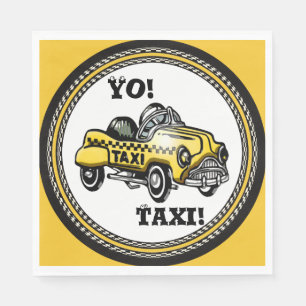Yo! Taxi! Kids Party Napkin