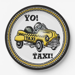 Yo! Taxi! Paper Plate