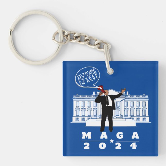 YO TRUMP SECRET SERVICE KEY RING (Front)