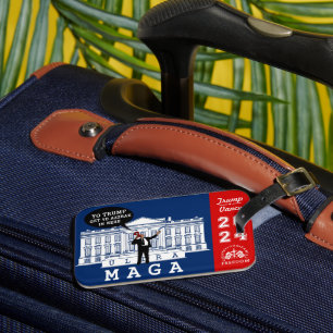 YO TRUMP VANCE 2024 LUGGAGE TAG