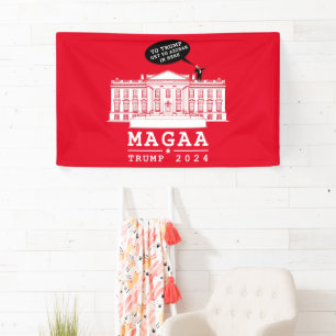 YO TRUMP - WHITEHOUSE MAGA Again Banner