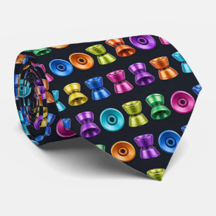 Yo-Yo Pattern Neck Tie