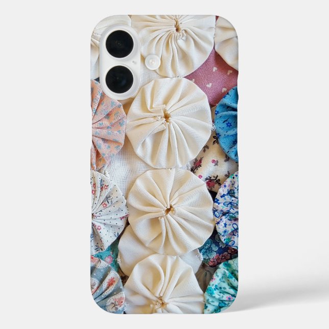 Yo Yo Quilt Pattern Case-Mate iPhone Case (Back)