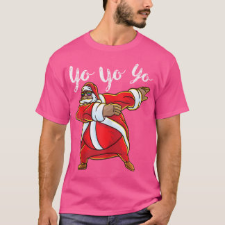 Yo Yo Yo Santa Claus Afro American Africa Black Hi T-Shirt