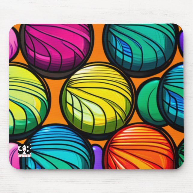 Yo-Yo Yowza Mouse Mat (Front)