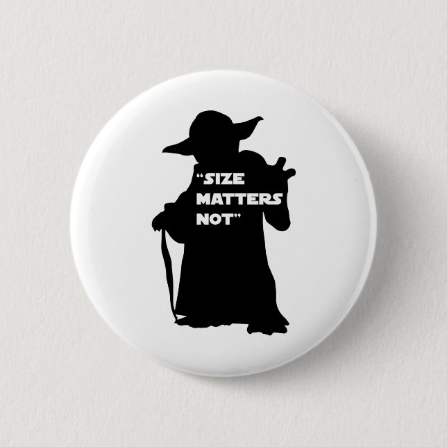 Yodah - Size S Not Sticker  6 Cm Round Badge (Front)