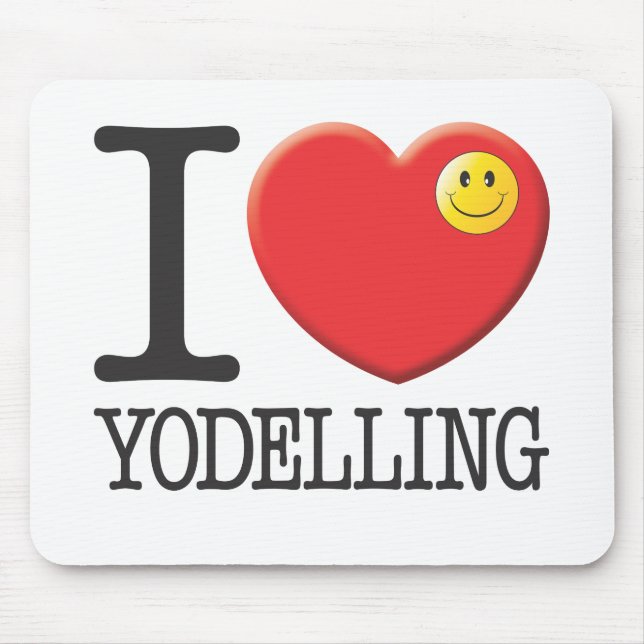 Yodelling Mouse Mat (Front)