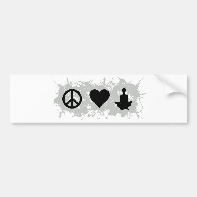 Yoga 1 bumper sticker (Front)