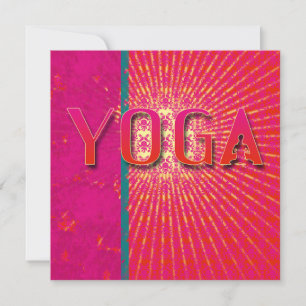 Yoga 1 - Card, Invite