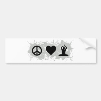 Yoga 3 bumper sticker