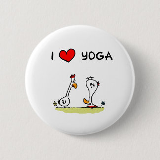 yoga 6 cm round badge