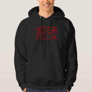 Yoga Alarm Clock Display Yoga Time Yoga O'clock 8 Hoodie