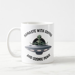 Yoga Alien Coffee Mug