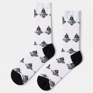 Yoga Alien Socks