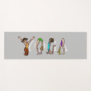 Yoga  Alphabet Women Mat