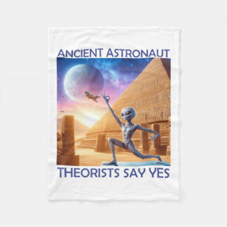 Yoga Ancient Astronaut Theorists Say Yes Alien The Fleece Blanket