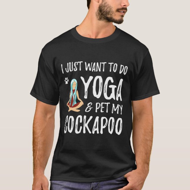 Yoga And Apoo Dog For Funny Dog Mum Gift Idea Men  T-Shirt (Front)