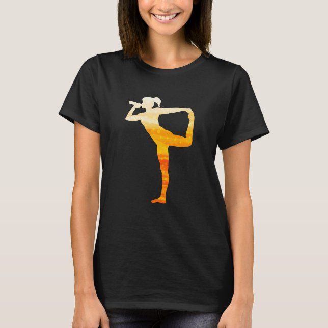 Yoga And Beer On St Patricks Day T-Shirt (Front)