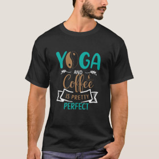 Yoga And Coffee, Meditation, Yoga Matt Non -Slip, T-Shirt