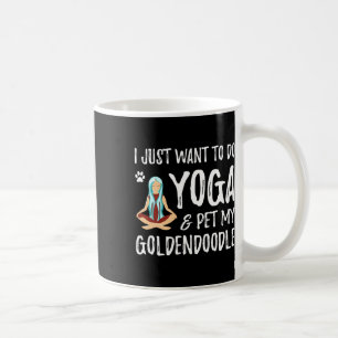 Yoga And Goldendoodle For Funny Dog Mum For Men Wo Coffee Mug