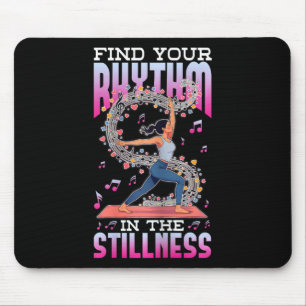 Yoga And Music Find Your Rhythm In The Stillness G Mouse Mat