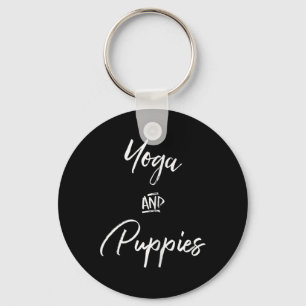 Yoga And Puppies Shirt,namastay At Home With My Do Key Ring