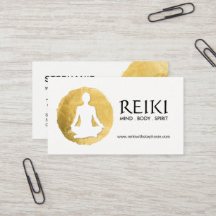Yoga and Reiki Business Cards