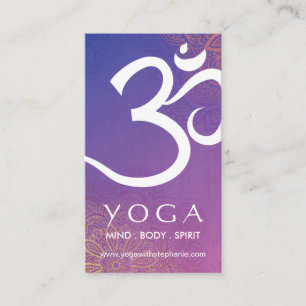 Yoga and Reiki Business Cards