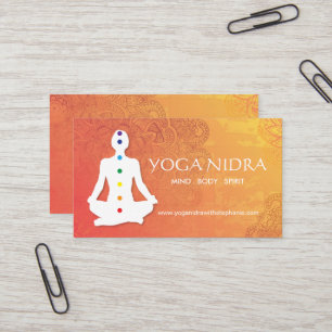 Yoga and Reiki Business Cards
