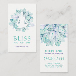 Yoga and Reiki Business Cards