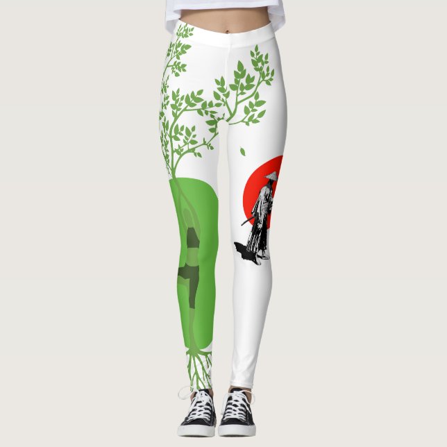 yoga and samurai leggings (Front)