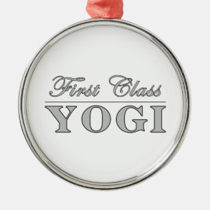 Yoga and Yogis : First Class Yogi Metal Tree Decoration